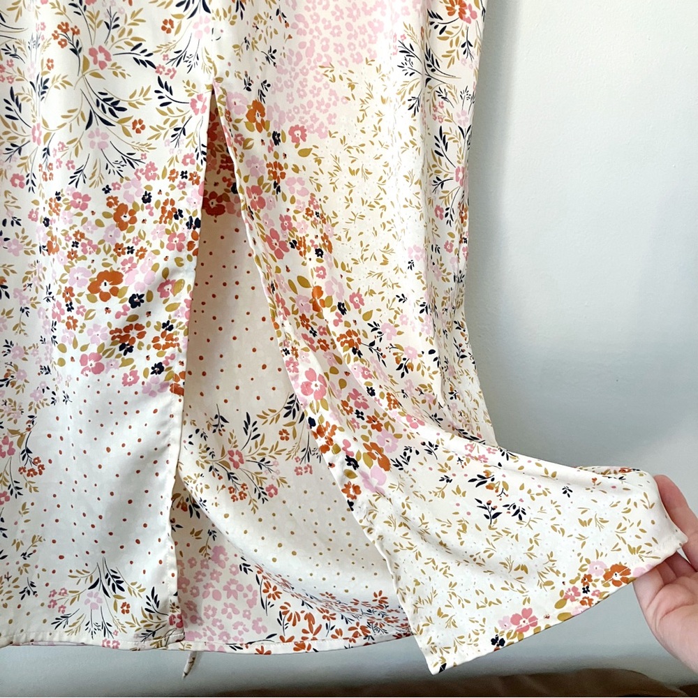 Emory Park • Ada Maxi Skirt in Cream Floral - Picture 7 of 12